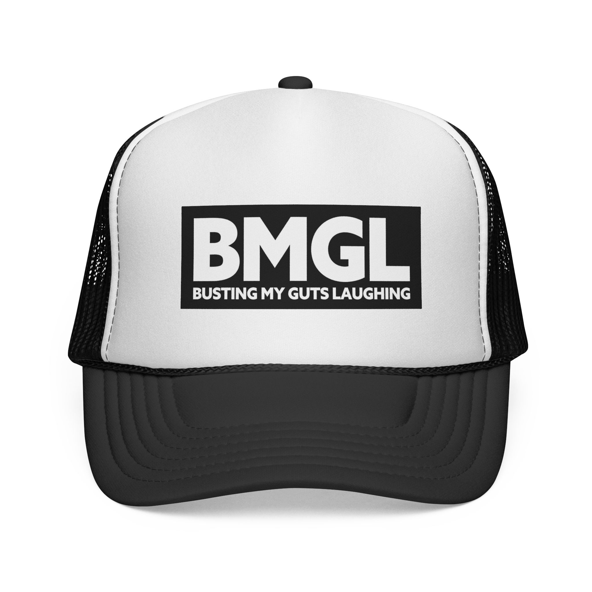 BMGL 'Busting My Guts Laughing' Trucker Cap – Funny Retro Mesh Hat